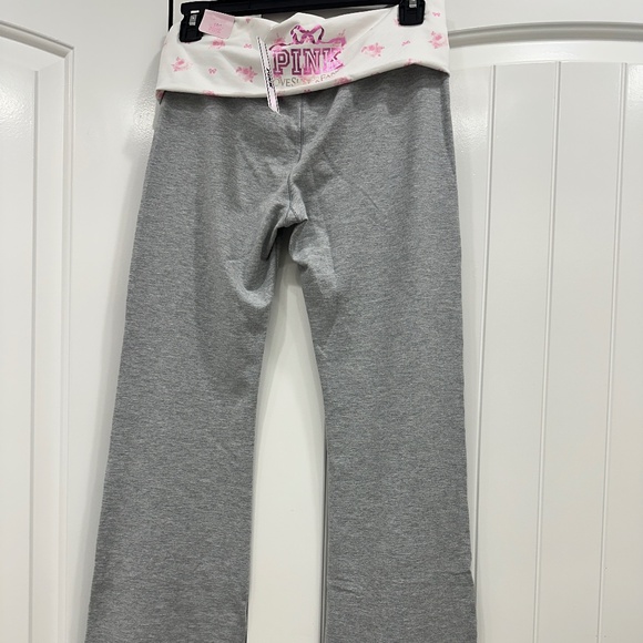 LOVESHACKFANCY FOLDOVER  LEGGINGS NWTGrey & Pink So soft & comfortable - Picture 2 of 8